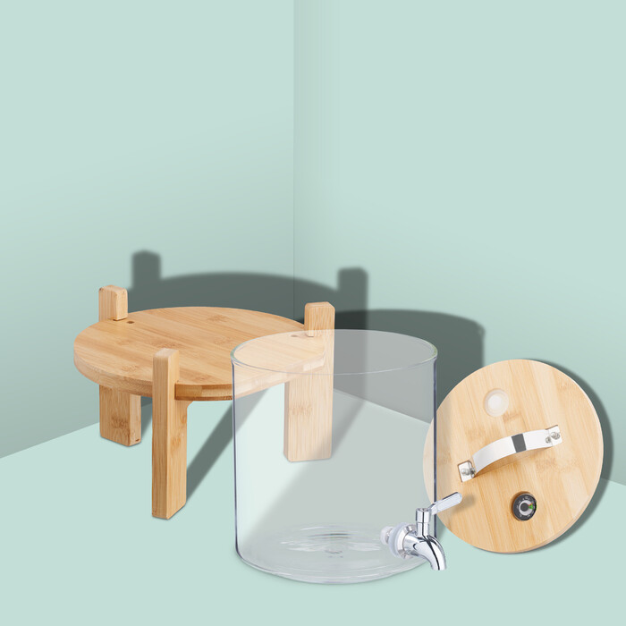 Relaxdays Beverage Dispenser for Cold & Hot Drinks