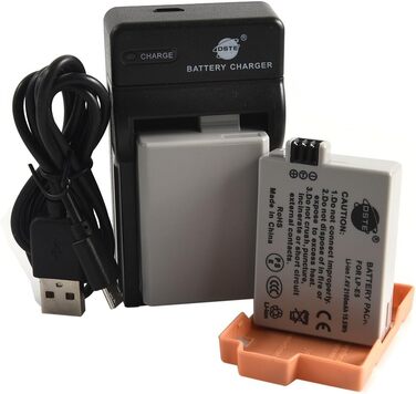 Акумулятор Li-Ion LP-E5 (2 шт.) та Micro USB зарядний пристрій для Canon EOS 450D 500D 1000D Kiss F X2 X3 Rebel XS XSi T1i