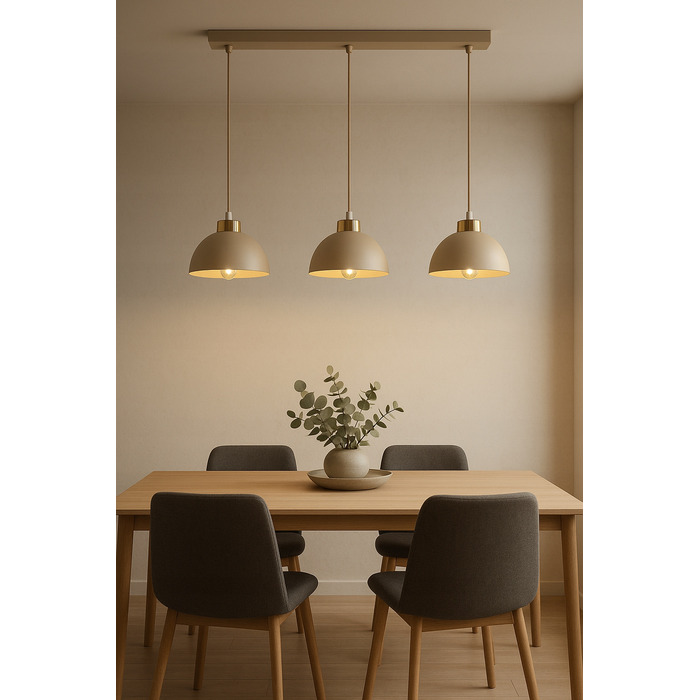 Підвісна люстра Elko-Lighting Moon — 3 точки освітлення, цоколь E27