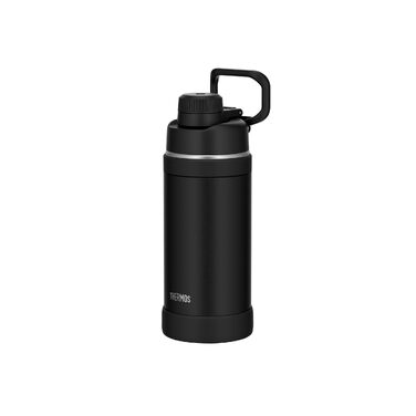 Термос Thermos Ultralight Max з ручкою, вакуумна пляшка з нержавіючої сталі 750 мл, матовий чорний (Charcoal Black Mat)