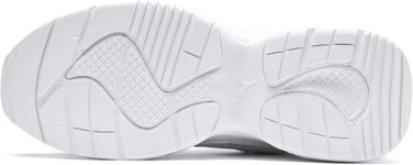 Жіночі кросівки PUMA Cilia: стильні кеди для міста, білий, сірий, фіолетовий, срібло, розмір 42.5 EU