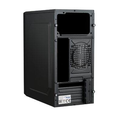 Корпус Micro ATX для комп'ютера Akyga AK35BK PC Tower, 2x USB 2.0, чорний