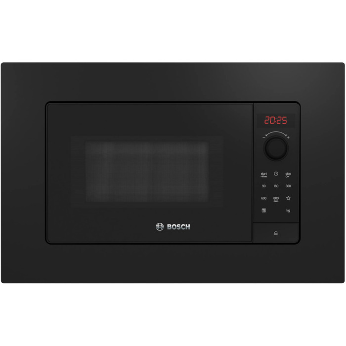 Вбудована мікрохвильова піч Bosch BFL623MB4, 800 Вт, 20 л, чорна