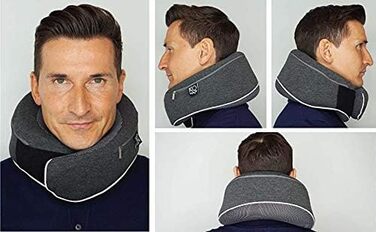 KÖHAIR Neck Pillow supports your restful sleep after your hair transplant - Innovative Travel Pillow | Unbelievably small for relaxed travel by plane and car