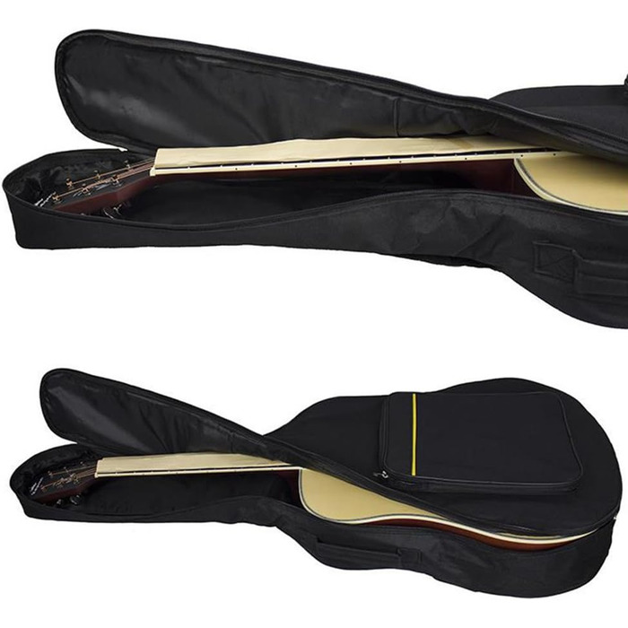 Чохол для гітари MINGZE 41 дюйм, водонепроникний, з регульованим плечовим ременем та рюкзаком, фіолетовий