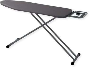 Прасувальна дошка SensaHome – складана, 120x38 см, з підставкою для праски, квітковий принт (темно-сірий)