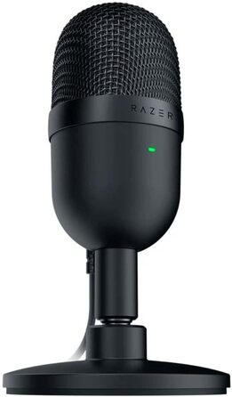 Мікрофон Razer Seiren Mini RZ19-03450100-R3M1 чорний - компактний конденсаторний мікрофон для стрімінгу та подкастів
