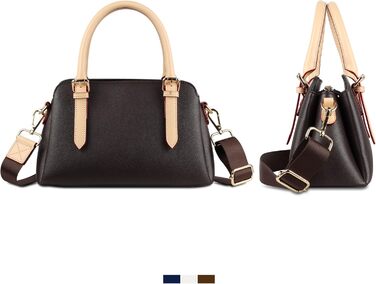 Сумка жіноча Bugatti Ella коричнева, маленька шкіряна сумка через плече для жінок