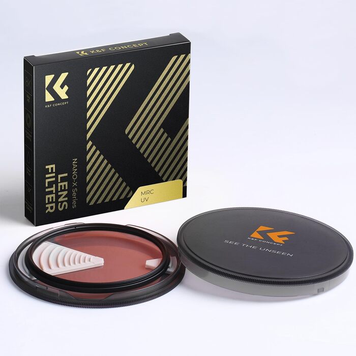 Фільтр UV K&F Concept Nano X-Serie 58mm Schott-Glas, 28 шарів MC, Super Slim, захист від ультрафіолету