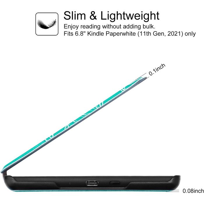 Чохол для Kindle Paperwhite 11 (M2L3EK/M2L4EK) з авто-вимкненням, Mandala, Kunstleder