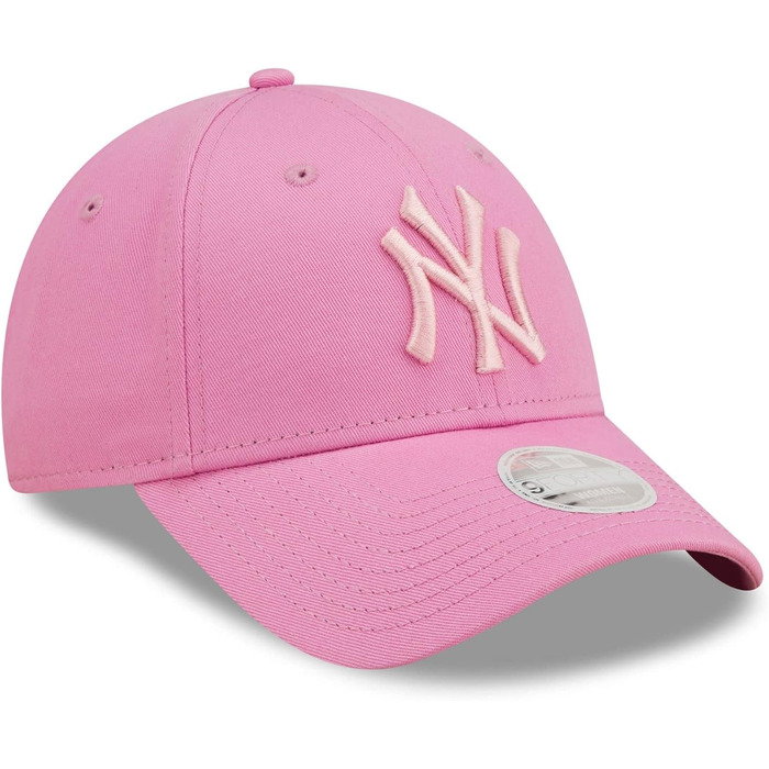 Кепка New Era 9Forty MLB Yankees рожева, жіноча, бейсболка, регульована, універсальний розмір