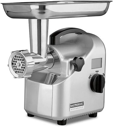 GASTROBACK Pro Meat Grinder 1000W - Aluminum & Stainless Steel