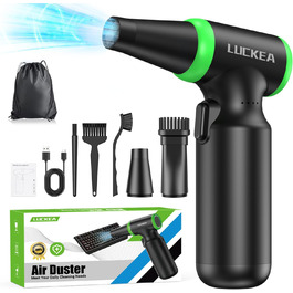 Електричний повітряний пилосос для чищення ПК - 3-ступеневий Air Duster 130000 об/хв, міні-фен, для клавіатури, авто, дому та вулиці