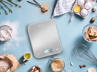 Кухонні ваги Tefal Optiss, сріблястий/сірий, 5 кг