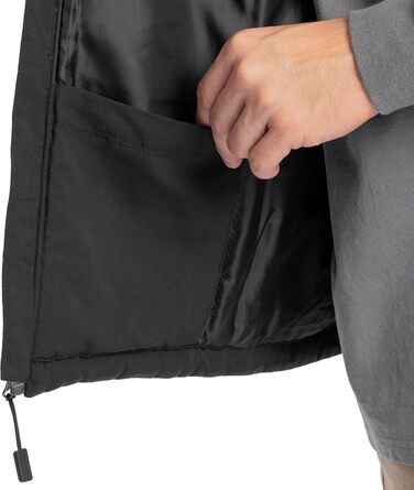 Чоловічий жилет ATG з утеплювачем, чорний (XL)