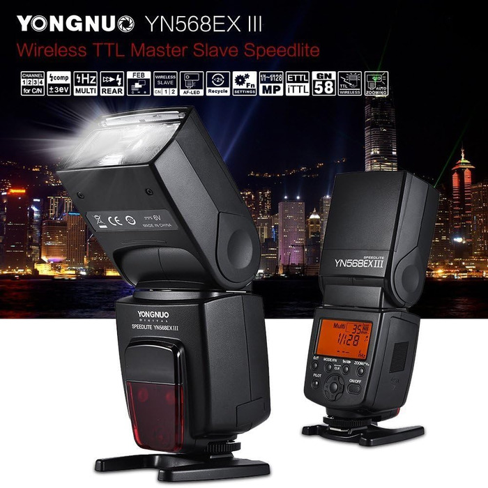 Спалах Yongnuo YN568EX III: Бездротовий Master/Slave TTL для Canon DSLR