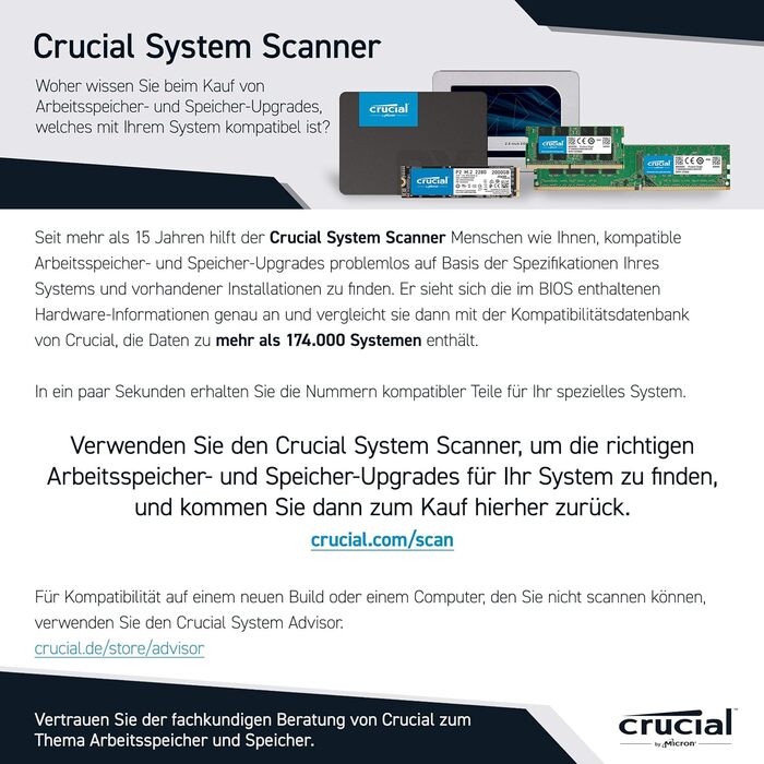 SSD Crucial P2 2TB M.2 PCIe Gen3 NVMe - внутрішній накопичувач, 2400 МБ/с