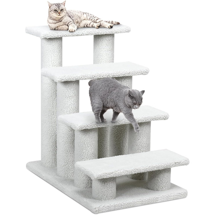 Сходи для котів SOARS, 4-ступеневі, до 25 кг, для собак, котячий комплекс, 61 x 41 x 60 см