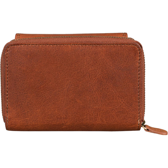 Benthill Women's Wallet Large Genuine Leather - Wallet with RFID Protection - Wallet with Many Card Slots - Women's Purse including Gift Box, Color: Brown