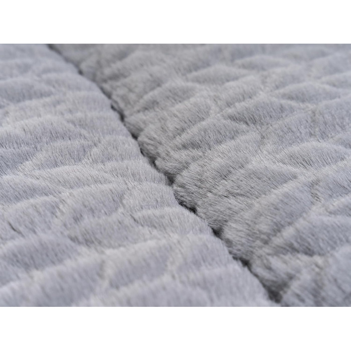 TrendPet Лежанка для собак і котів, двостороння, з підкладкою, сіра (50x35 см)