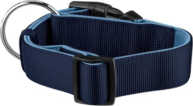 Нашийник для собак Nobby Classic Preno EXTRA, блакитний, L (40-55 см), ширина 38/40 мм