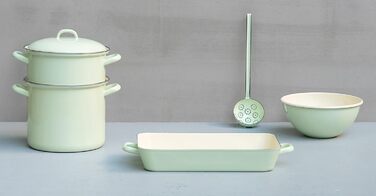 Riess, 0543-118, Flötenkessel Plus, CLASSIC- NILGRÜN, Capacity 2 Liters, triple enameled, Enamel, green, Induction