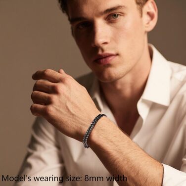 Чоловічий браслет з нержавіючої сталі 