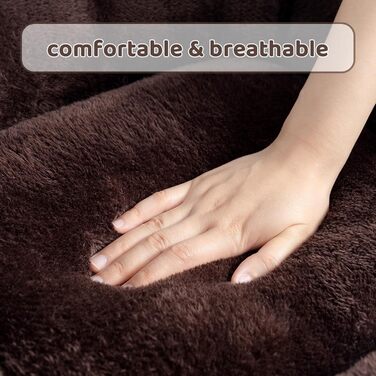 Килимок для котів та собак Hollypet, м'яке ліжко для тварин, 55x45x15 см, колір кава