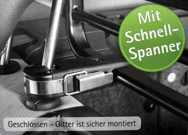 Сітка-перегородка для Mazda CX-5 та CX-7 Kleinmetall Roadmaster Deluxe з системою швидкого кріплення