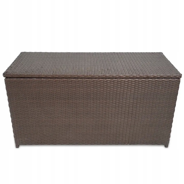 Садовий ящик VidaXL, коричневий техноротанг, 360 л, 120x50x60 см