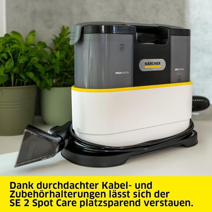 Пилосос миючий Kärcher SE 2 Spot Care 450W, 1.5л, з насадкою для плям та миючим засобом RM 519