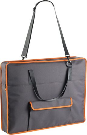 Складана переносна переносна собача будка HUNTER з алюмінієвим каркасом, сірого/помаранчевого кольору, S (91 x 61 x 58 см)