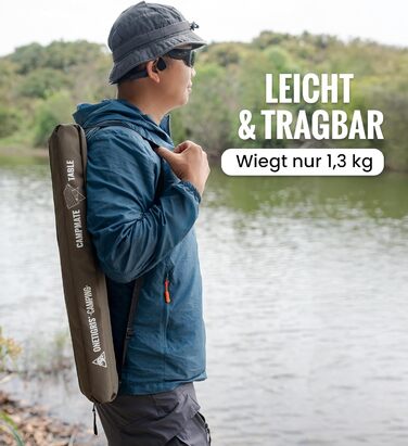 OneTigris CAMPMATE Стіл для кемпінгу складний, легкий, розкладний, вантажопідйомність до 30 кг для відпочинку на природі, піших прогулянок