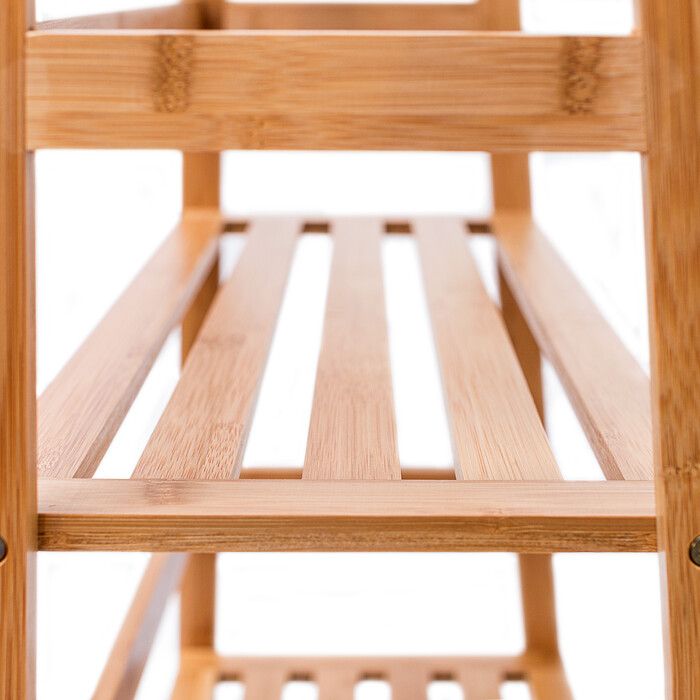 Relaxdays Bamboo Bookshelf