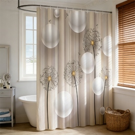 Текстильна штора для ванни 180x200 см, водонепроникна з антибактеріальним ефектом