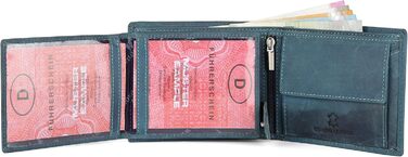 Чоловічий шкіряний гаманець WildHorn Antlers Hunter Blue