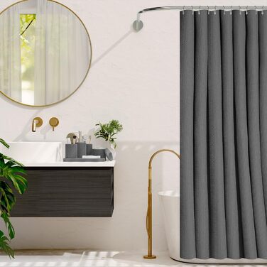 Набір для ванної кімнати Clara Clark – 5-ти елементний набір аксесуарів для ванної кімнати, салатовий колір (сірий), повний комплект + килимок для ванної