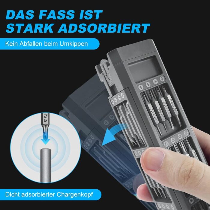 Набір викруток для ювелірів та ювелірного ремонту 44 в 1, електричний, прецизійний, для ноутбуків, окулярів, годинників