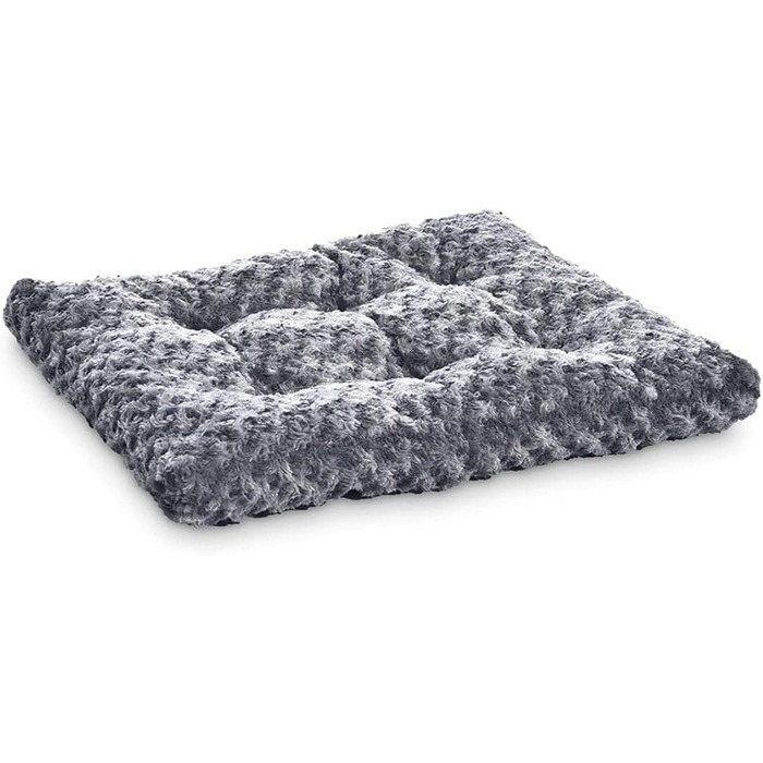 Amazon Basics Machine Washable Dog Bed for Large Dogs - Washable and Durable, 102 x 69 x 9 cm, Gray Swirl (117 x 74 x 10 cm (L x W x H))