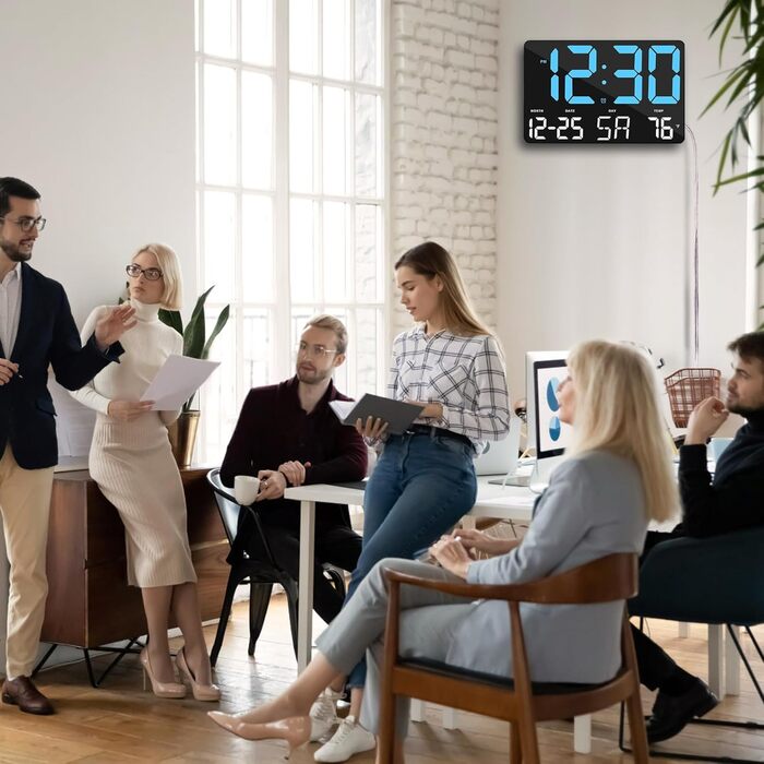 SZELAM Digital Clock, Large Display, 11.5
