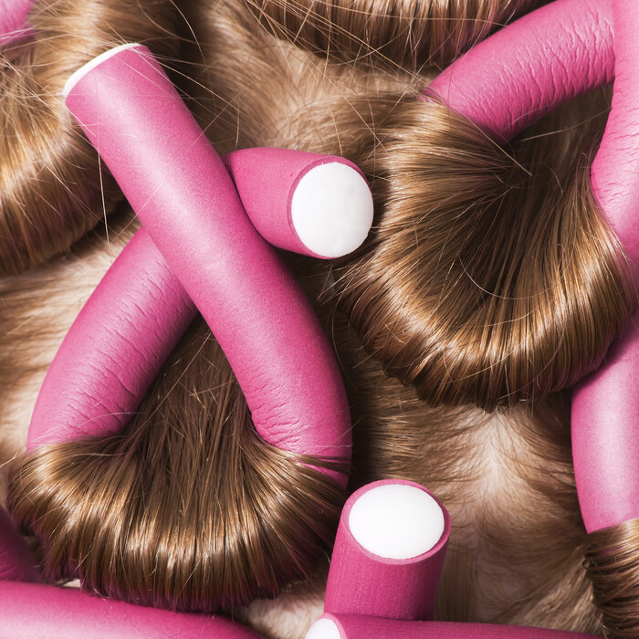 Relaxdays 48-Piece Curl Roller Set with Case