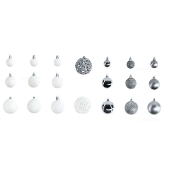 Relaxdays Set of Christmas Baubles