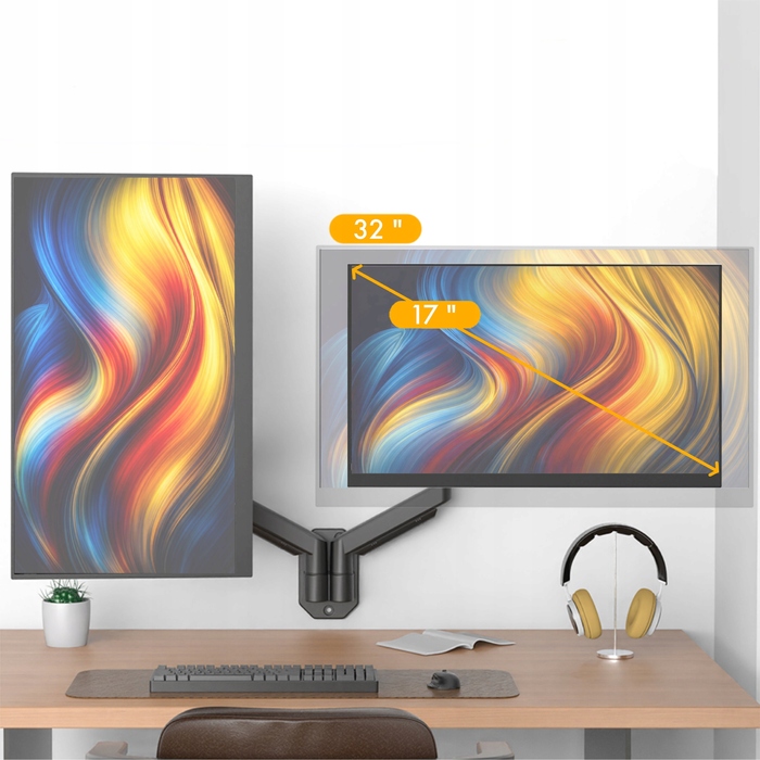 Настінний кронштейн для двох телевізорів Vetouson VX-049