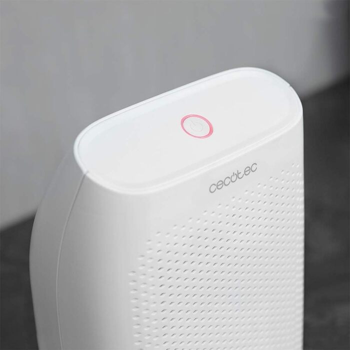 Зволожувач повітря Cecotec BigDry Series 2000: 750 мл/день, резервуар 0.6-2 л, 2 швидкості, 2 режими, радіус дії до 25 м², функція очищення, білий