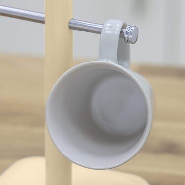 Swan SWKA1030CN Retro Teapot Stand for 6 Cups, Weighted Base, Cream