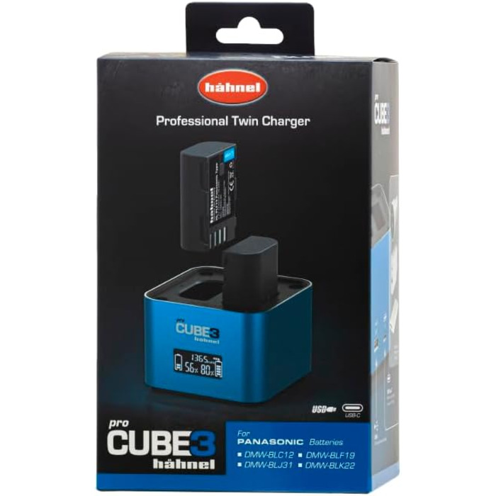Зарядний пристрій Hähnel ProCube3 для DSLR (Panasonic) - USB-C, швидка зарядка