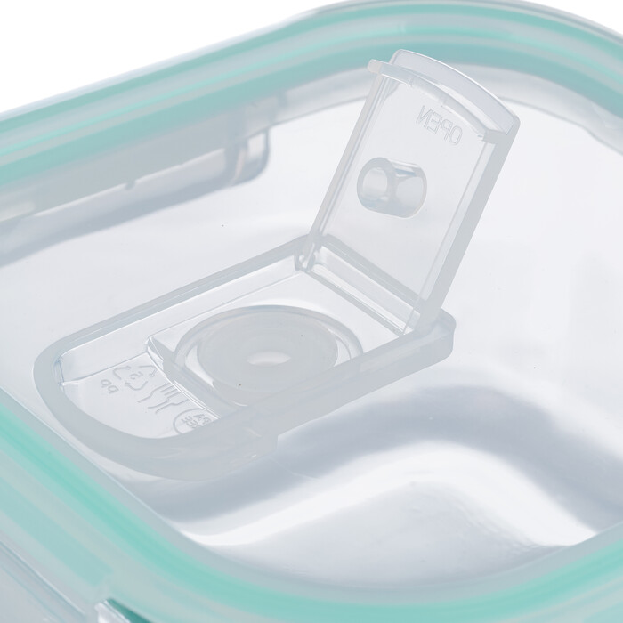 Relaxdays Glass Containers with Lids Set