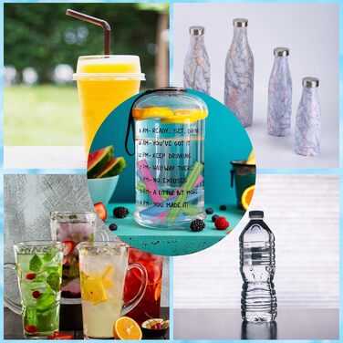 12 Reusable Ice Cubes for Drinks, Quick Freeze, Reusable Water Bottle, Ice Stick, BPA-Free, Washable Plastic Ice Cubes for Whiskey, Wine, Coffee (Multicolor)