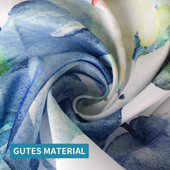 Шторка для душу REZAYMRS, 180x200 см, водонепроникна, з 12 гачками, поліестер, зелена, для ванної кімнати