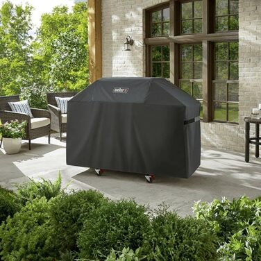 Чохол для гриля Weber Genesis 300 Series, водонепроникний, чорний